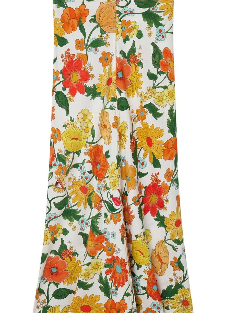 Cheap Stella Lady flared McCartney maxi Garden-print Women skirt 0418